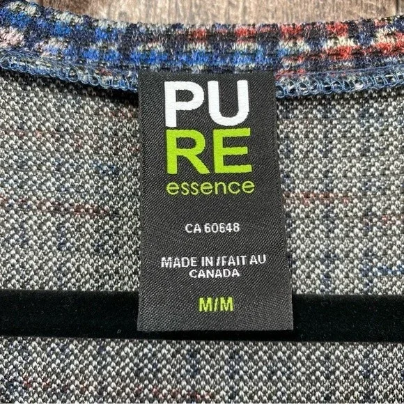 Pure Essence- Multicolored Long Sleeve Tunic Top- Sz. M - Picture 9 of 10